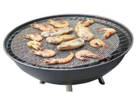 Griglia griglie per barbecue per alimenti in rete metallica ondulata rotonda da 2,3 mm di diametro